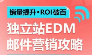 销量提升•ROI破百 独立站EDM邮件营销攻略,如何通过邮件营销每年获得100万美金销售额!-网创源码