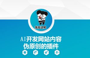 AI开发网站内容伪原创的插件，从零开始手把手教学-网创源码