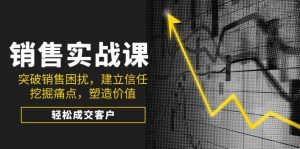 销售实战课，突破销售困扰，建立信任，挖掘痛点，塑造价值，轻松成交客户-网创源码