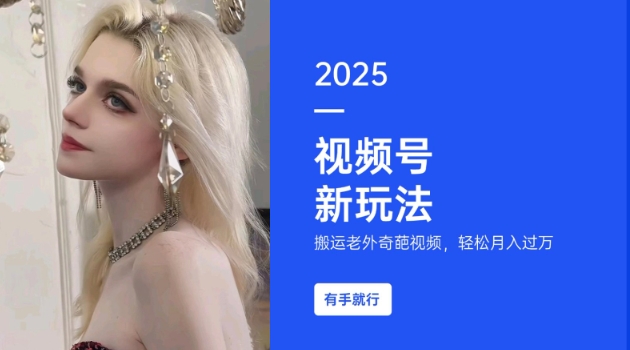 搬运老外奇葩视频，撸视频号分成计划收益，每天只需一小时，新手小白轻松月入过W-网创源码