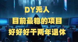 DY无人,目前最稳的项目,矩阵放大边旅游边赚钱,好好好干两年退休-网创源码
