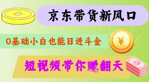 最新京东短视频带货代运营秘籍，轻松躺挣【揭秘】-网创源码