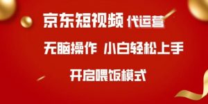 京东短视频代运营，全程喂饭，小白轻松上手【揭秘】-网创源码