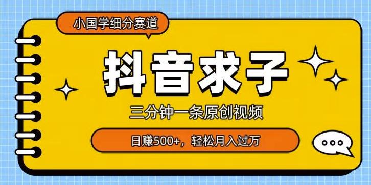 小国学细分赛道，三分钟一条原创视频，日赚500+，可矩阵复制-网创源码