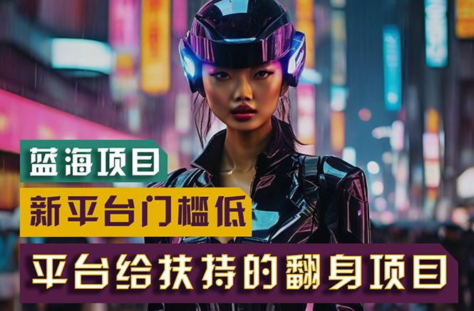 【蓝海项目】新平台无脑搬运，翻身项目 门槛低 小白也能轻松上手 日入500+-网创源码