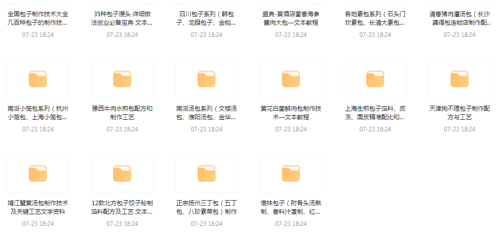 全国各系包子的做法-网创源码