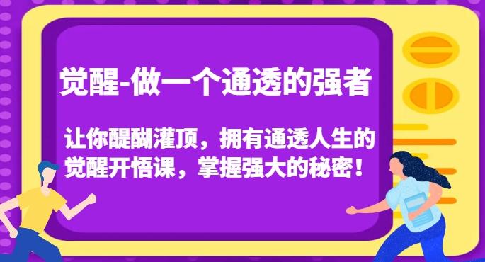 觉醒-做一个通透的强者，让你醍醐灌顶，拥有通透人生的觉醒开悟课，掌握强大的秘密！-网创源码