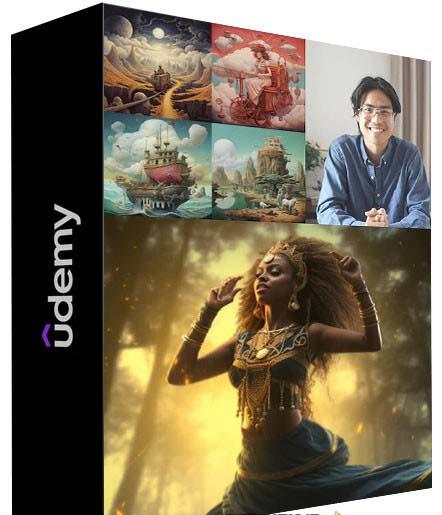 MidjourneyAI绘画艺术生成的大师级写作提示指南教程-8节视频课-中英字幕-网创源码