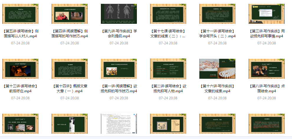 阅读理解及写作技法-网创源码