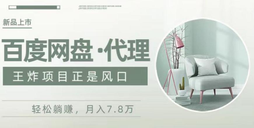 度盘代理，月入7w保姆级全方位教程-网创源码