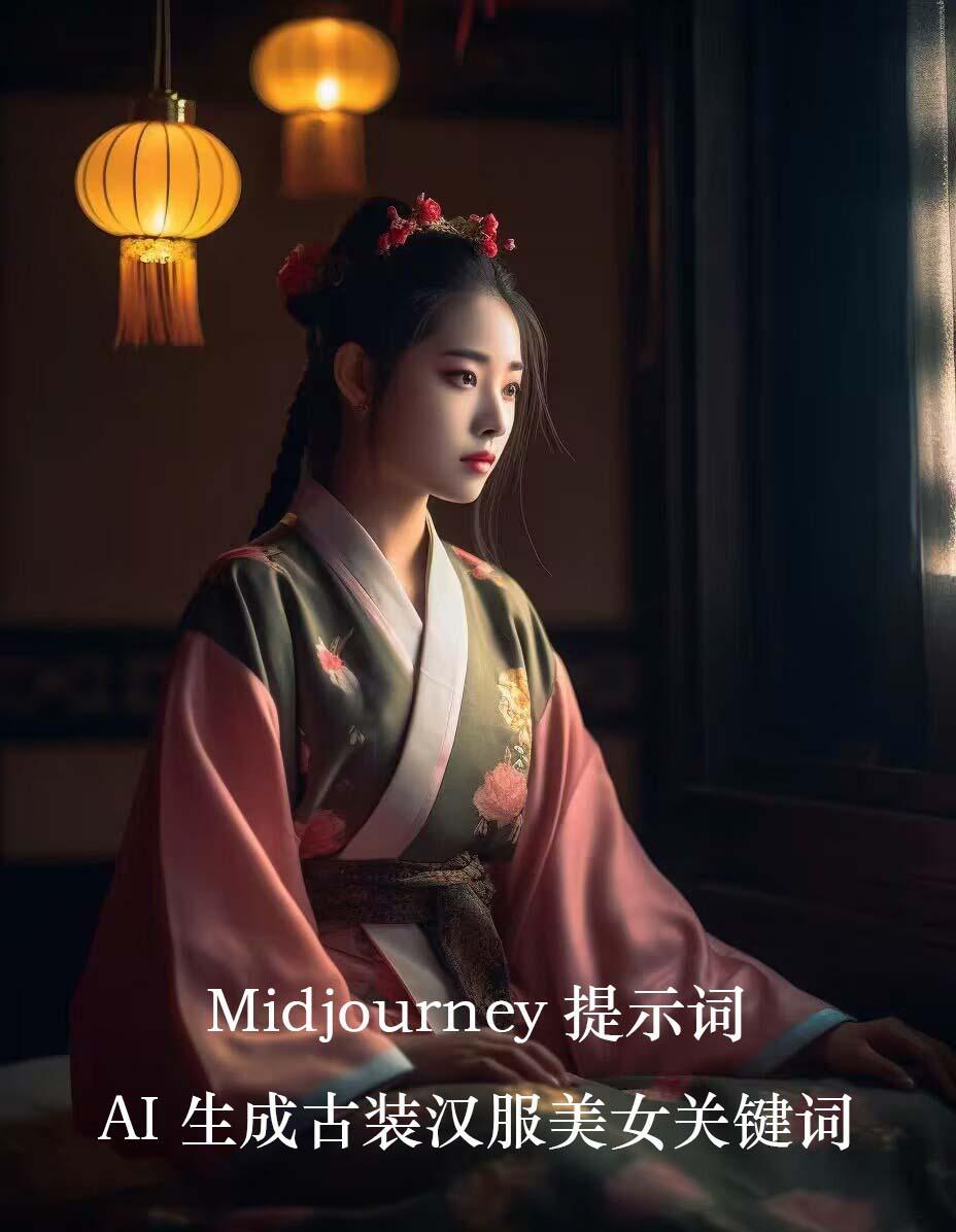 Midjourney关键词-AI生成中国风古装汉服美女人像提示关键词-网创源码