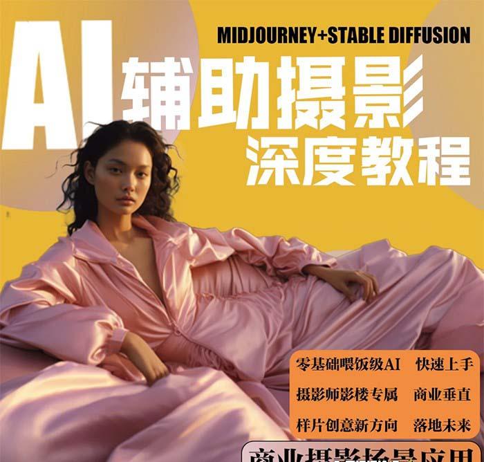 (8727期)2024年AI辅助摄影人工智能商业应用摄影课程(37节课)-网创源码