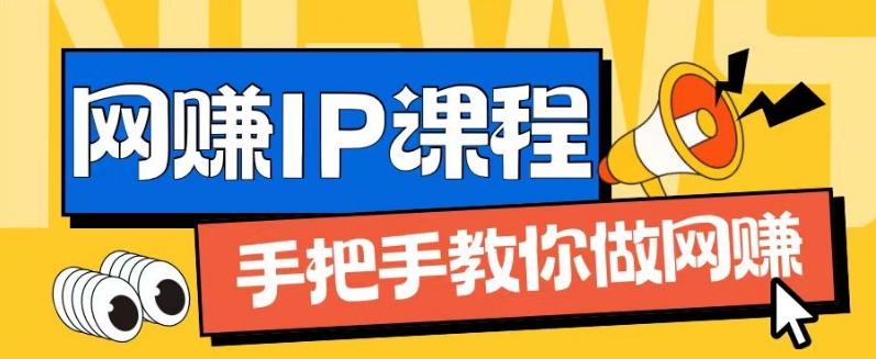 ip合伙人打造1.0，从0到1教你做网创，实现月入过万【揭秘】-网创源码