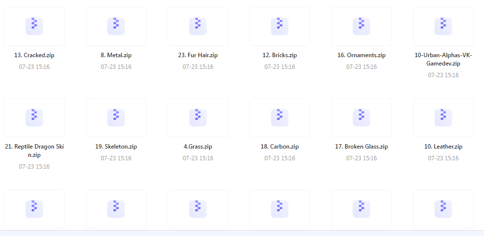【素材分享】实用教程+素材 Zbrush与Blender表面纹理合集-网创源码