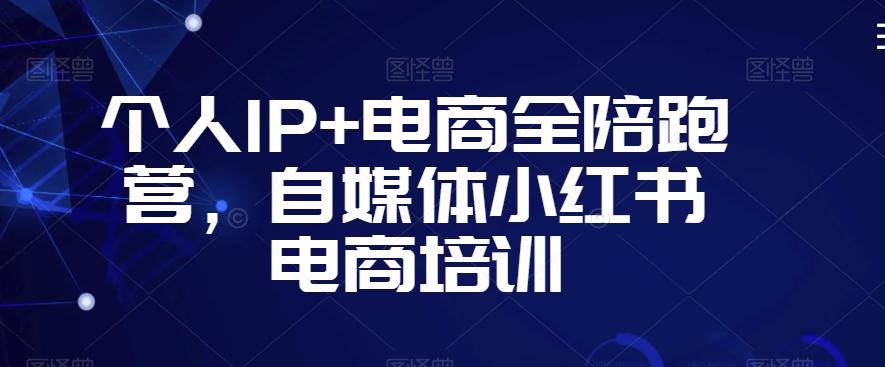 个人IP+电商全陪跑营,自媒体小红书电商培训-网创源码