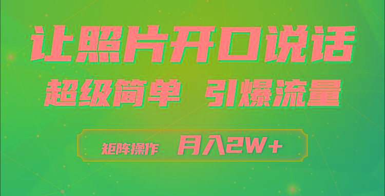 (9553期)利用AI工具制作小和尚照片说话视频，引爆流量，矩阵操作月入2W+-网创源码