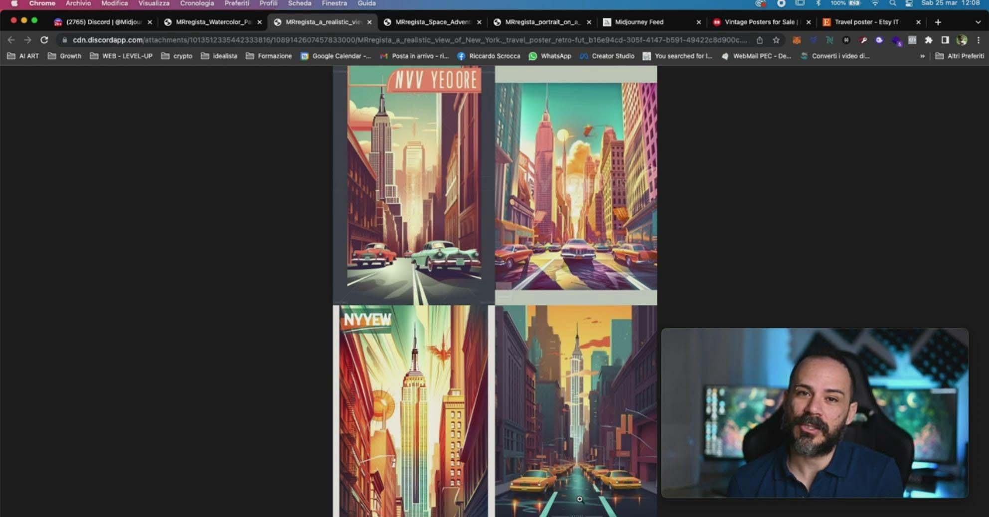 图片[10]-Midjourney AI人工智能创建和销售令人惊叹的海报教程-10节课-中英字幕-网创源码