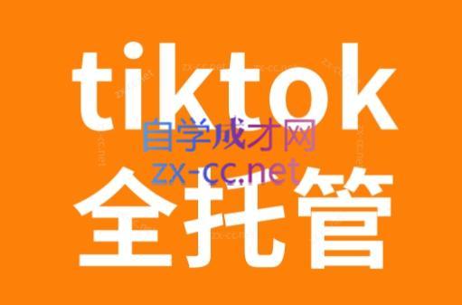 TikTok跨境电商全托管运营模式精品课-网创源码