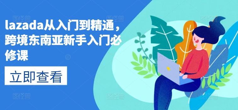 lazada从入门到精通，跨境东南亚新手入门必修课-网创源码