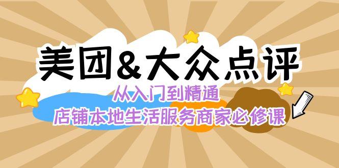 美团+大众点评 从入门到精通:店铺本地生活 流量提升 店铺运营 推广秘术 评价管理-网创源码
