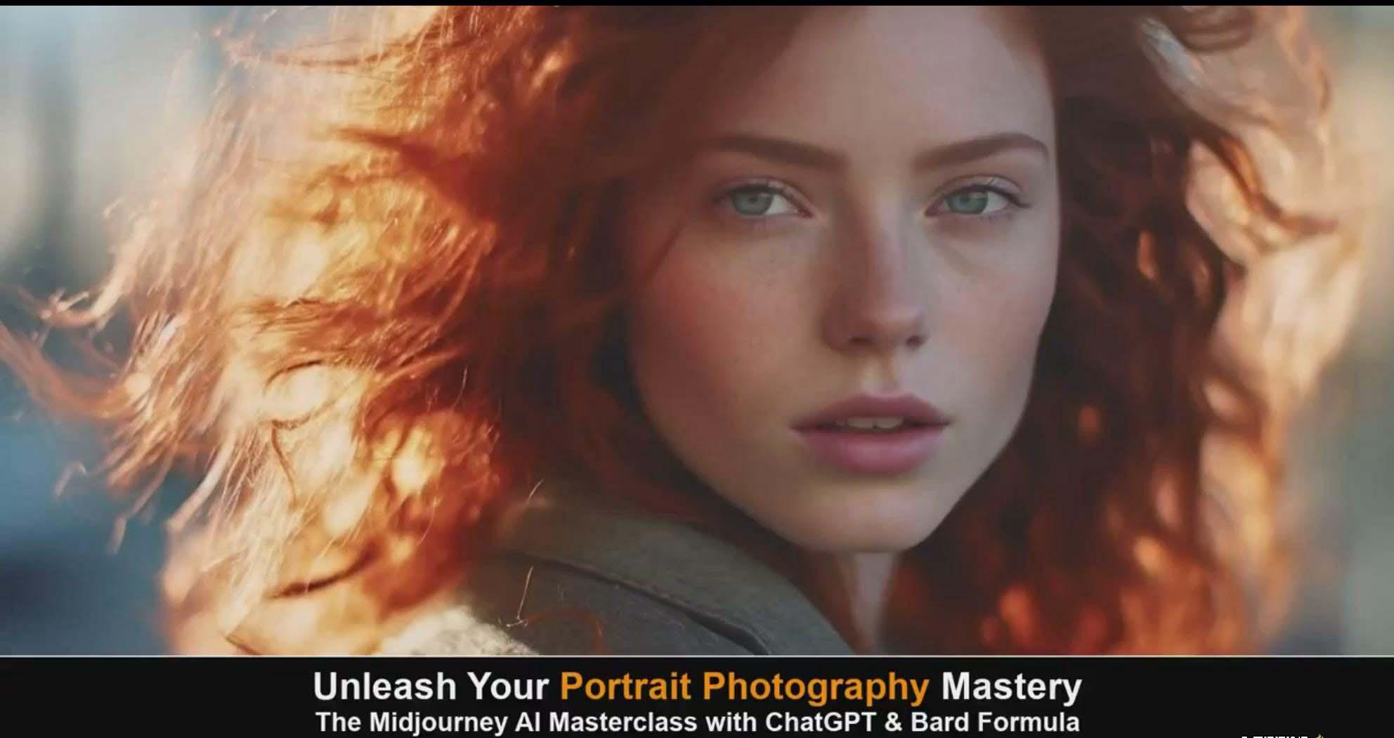 图片[2]-(9312期)Midjourney v5 ChatGPT 和 Bard AI人工智能人像摄影大师班-15节-中英字幕-网创源码