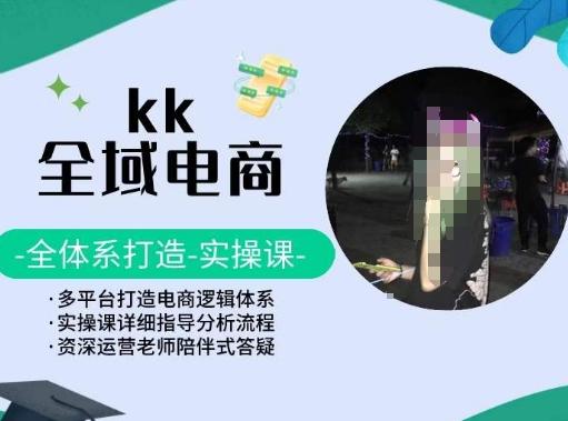 KK全域电商，全体系打造实操课，多平台打造电商逻辑体系-网创源码