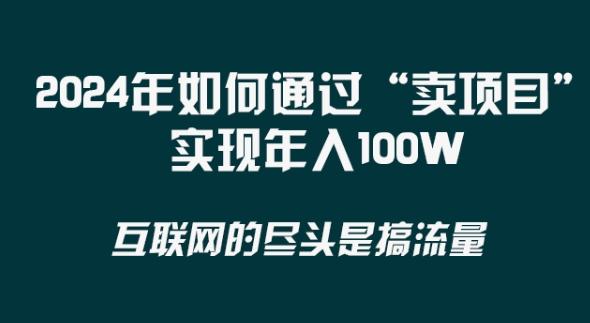 2024年 做项目不如‘卖项目’更快更直接！年入100万-网创源码