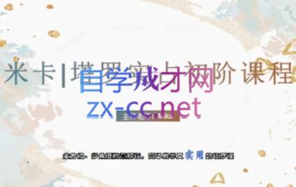米卡·实占塔罗初阶课-网创源码